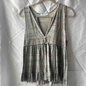 Ces Femme Women's Gray Sleeveless Top